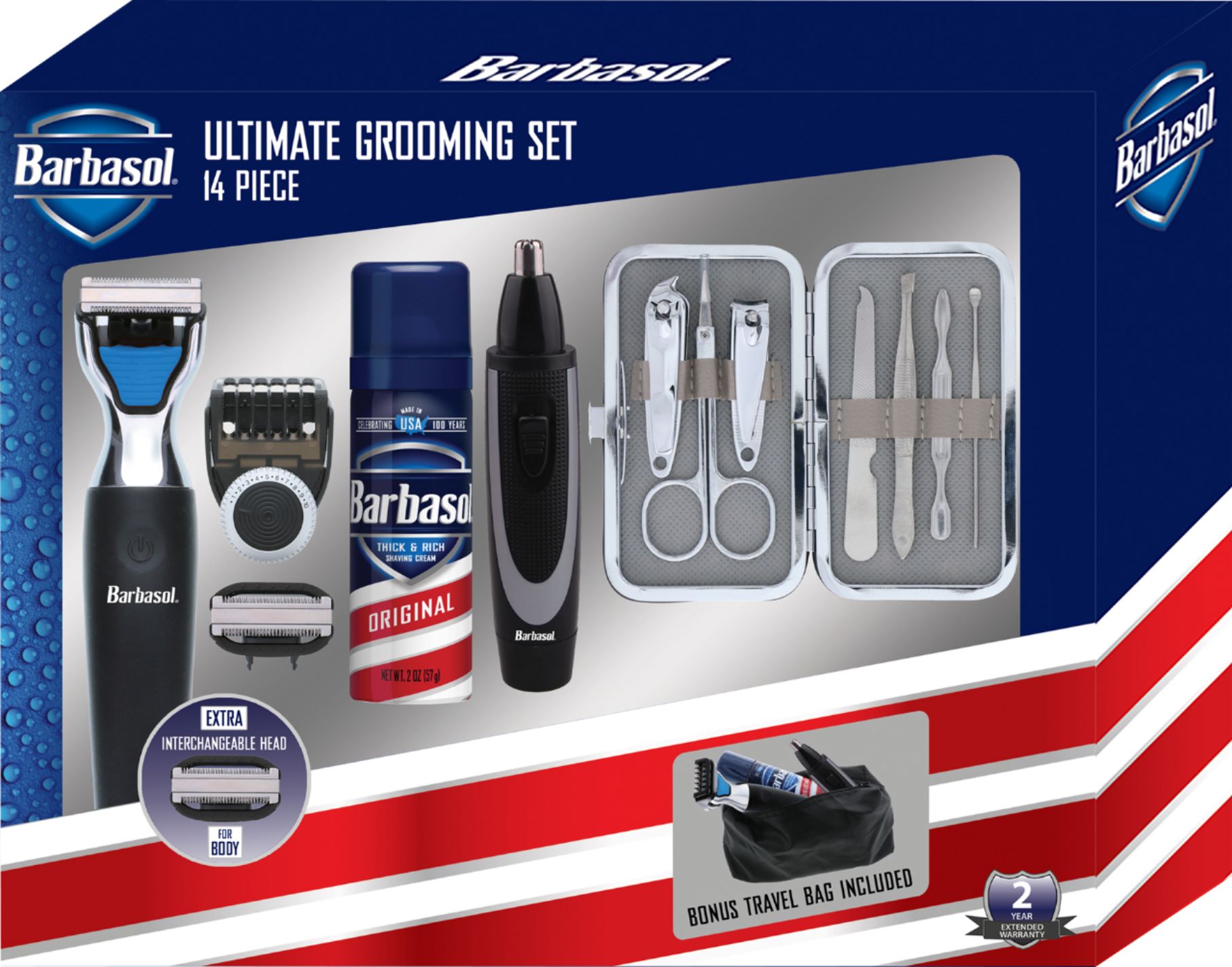 Barbasol essential grooming set Clearance